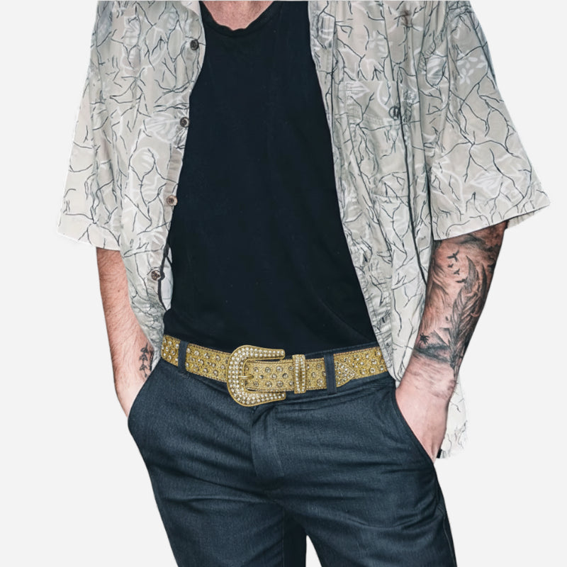 Ceinture Strass Dorée