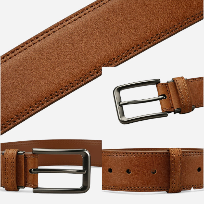 Ceinture Cuir Camel