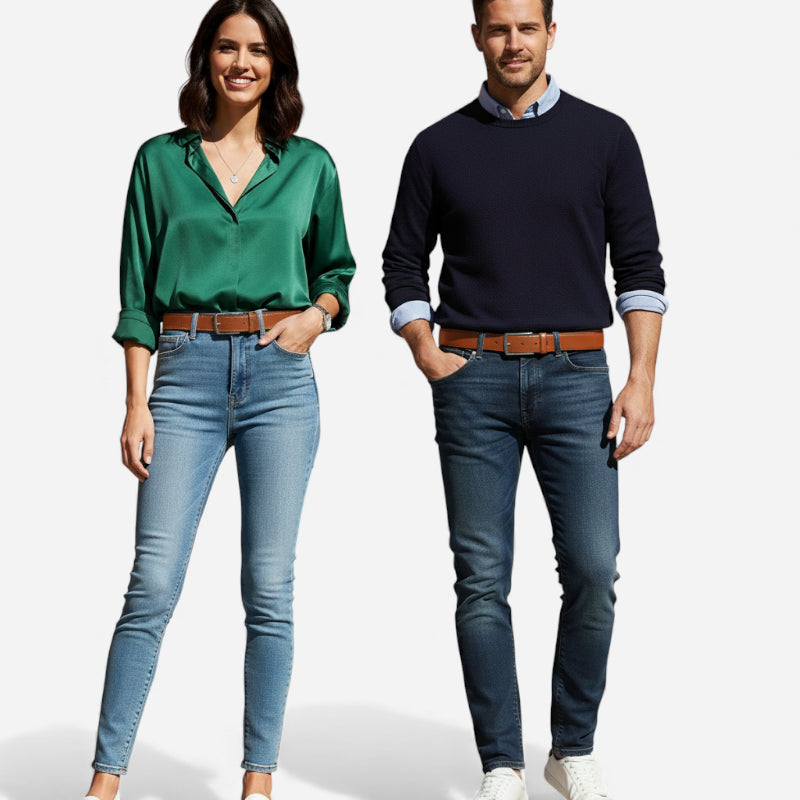 Ceinture Cuir Cognac