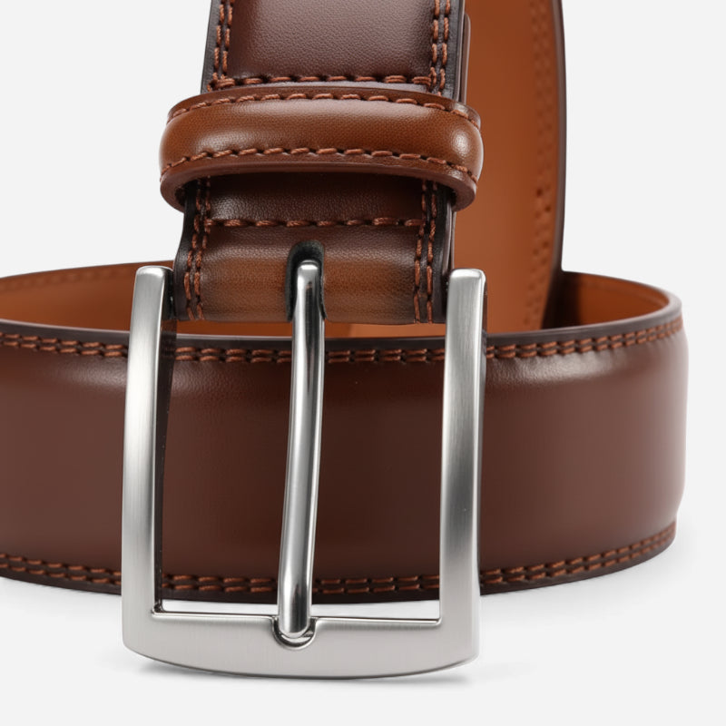 Ceinture Cuir Cognac