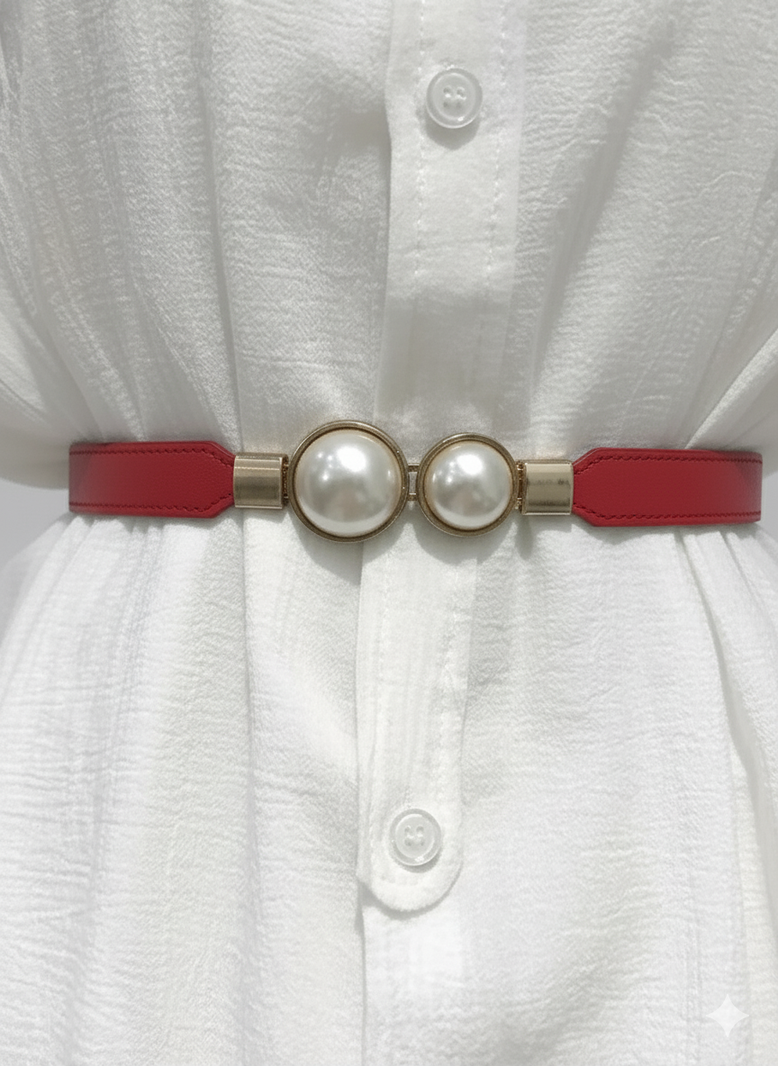 Ceinture Robe Rouge - 65 cm