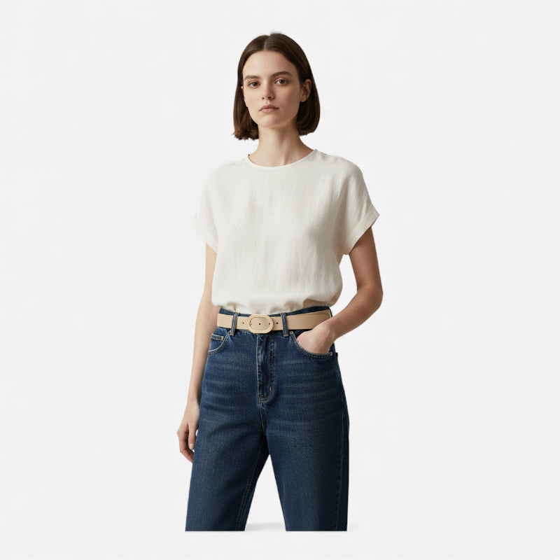 Ceinture Boucle Dorée Femme