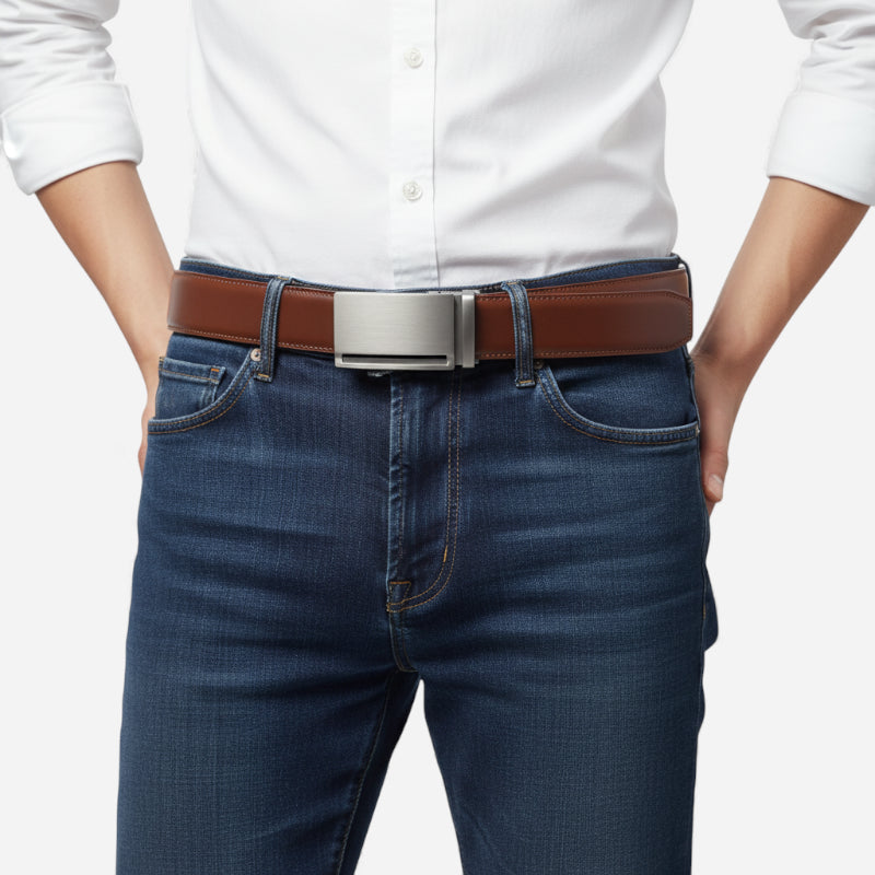 Ceinture Homme Marron Costume - Automatique