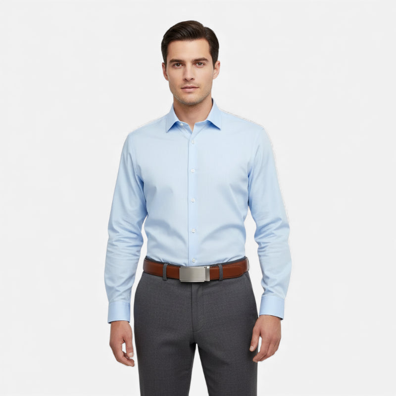 Ceinture Pour Costume Marron Pour Homme