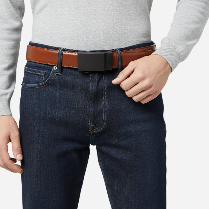 Ceinture Homme Boucle Noire