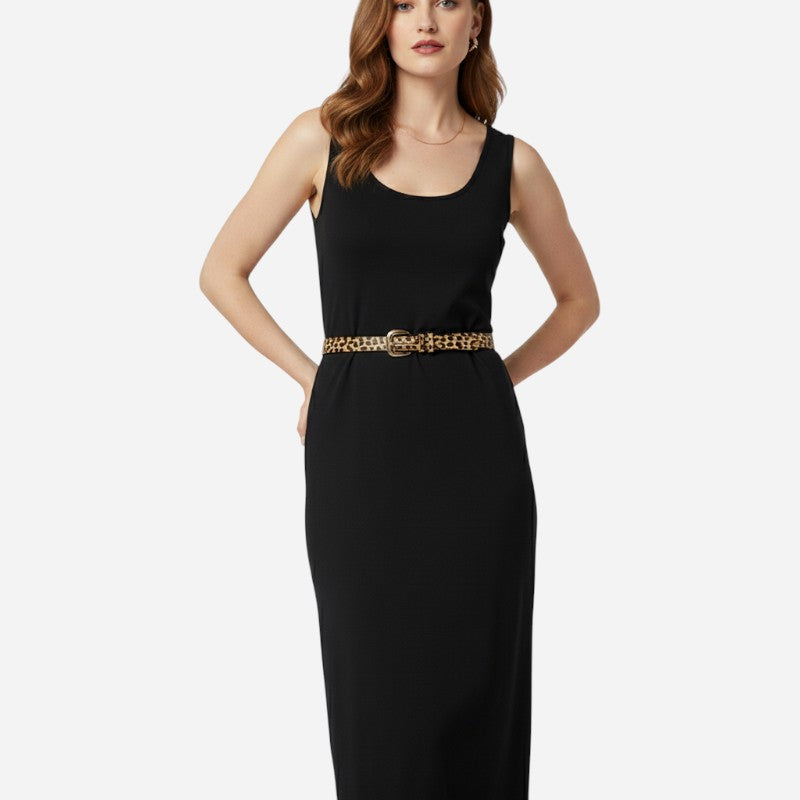 Ceinture Fine Léopard Femme