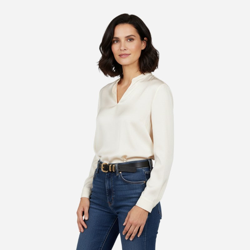 Ceinture Noire Fine Femme