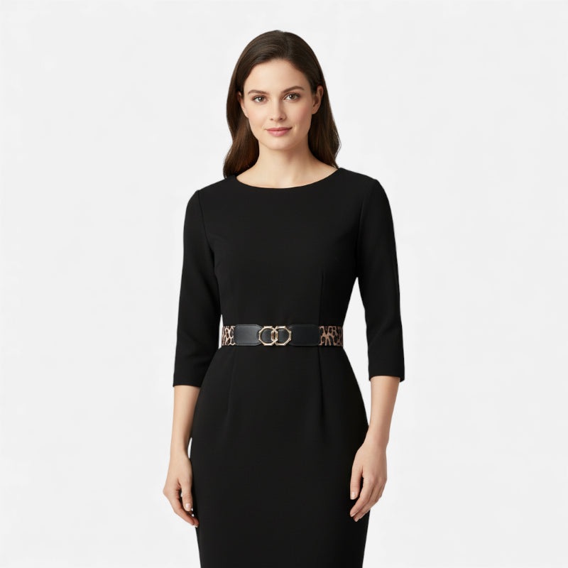 Ceinture Large Femme Léopard