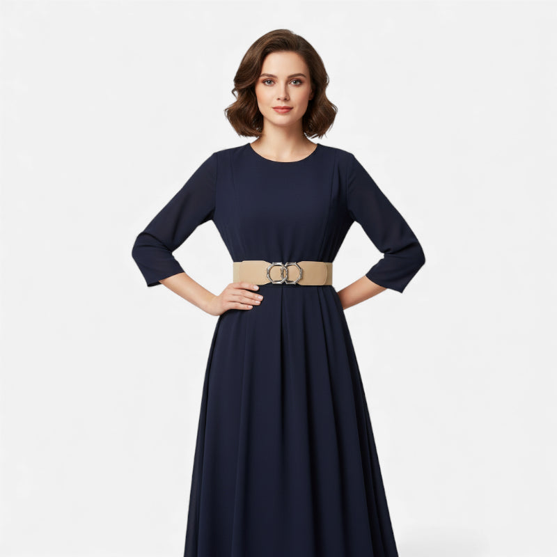 Ceinture Beige Elastique Femme