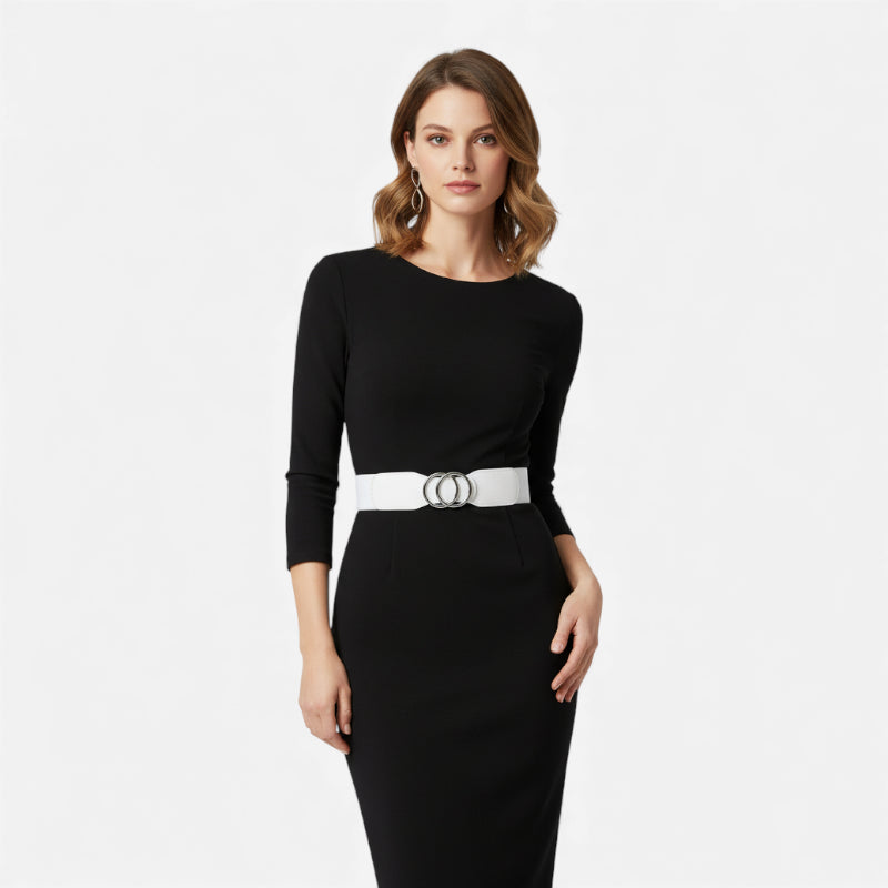 Ceinture Large Blanche Femme Pour Robe