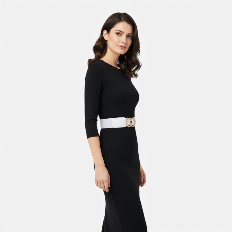 Ceinture Elastique Blanche Femme