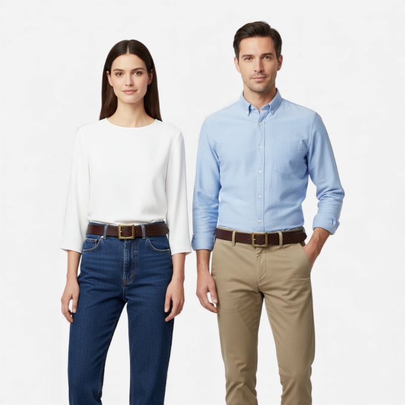 Ceinture Marron De Luxe