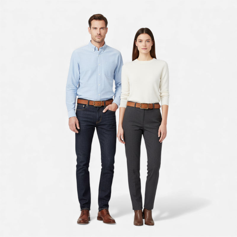 Ceinture Camel Boucle Dorée