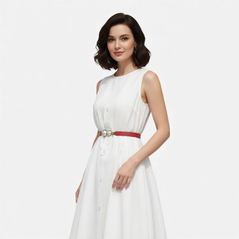 Ceinture Robe Rouge - 65 cm