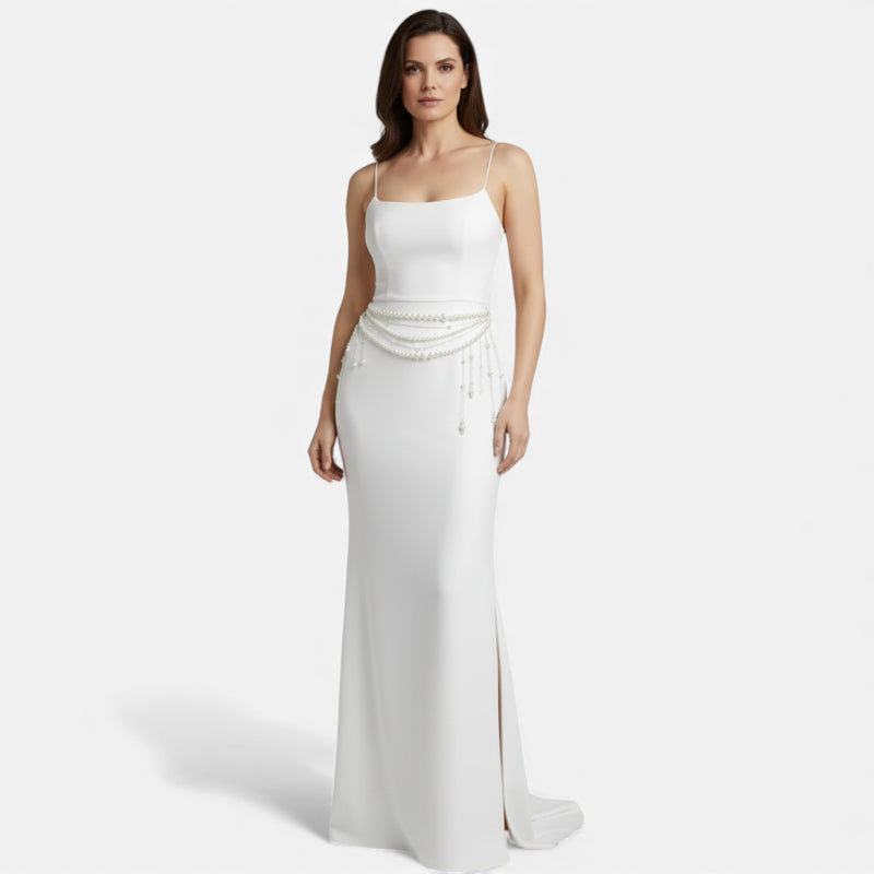 Ceinture Bijoux Argent - 110 cm