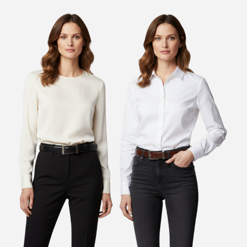 Ceinture Homme Cuir Réversible Noir Marron - Réversible 2 en 1