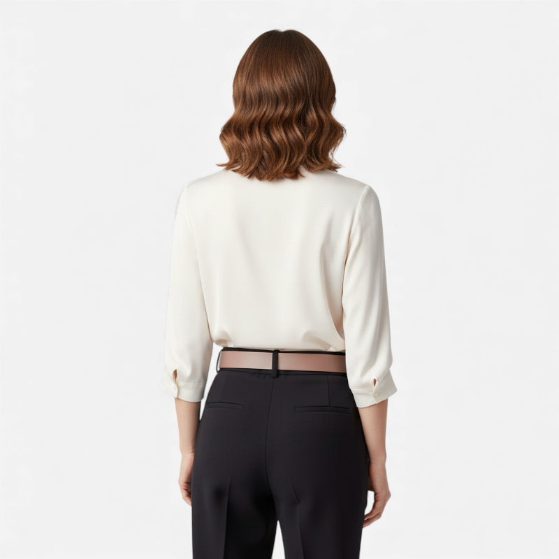 Ceinture Cuir Taupe Femme