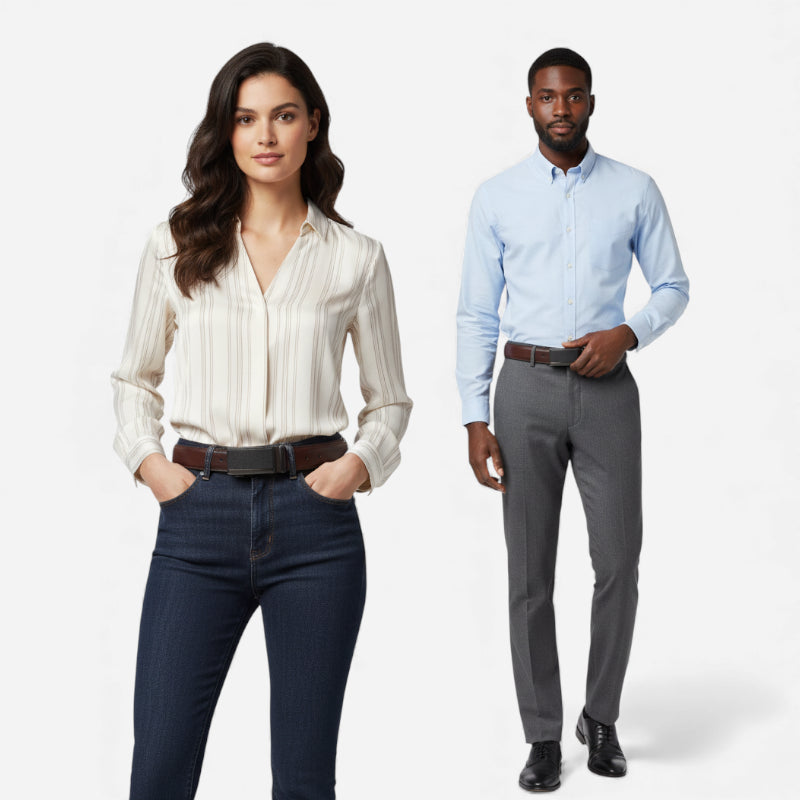 Ceinture Cuir Marron Foncé Automatique