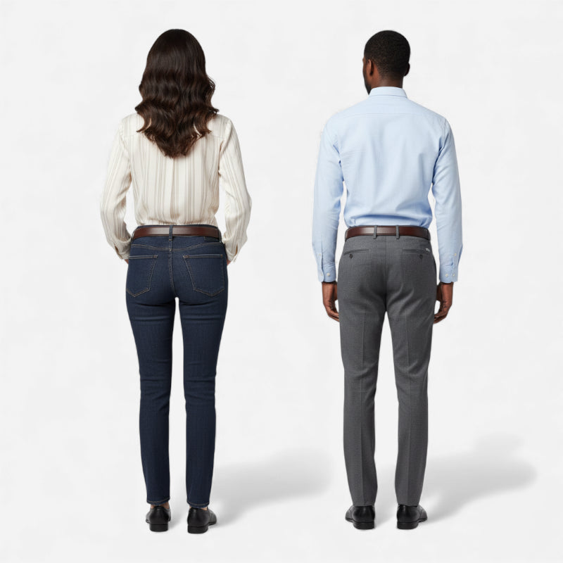 Ceinture Cuir Marron Foncé Automatique Unisexe