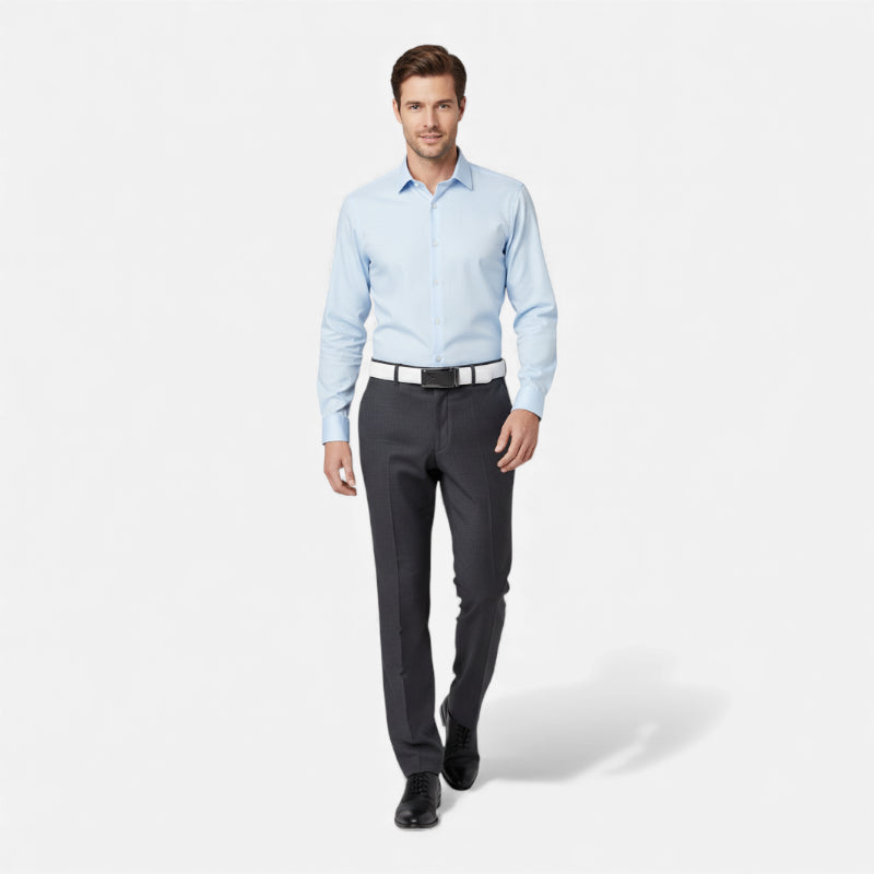 Ceinture Automatique Cuir Blanc Homme