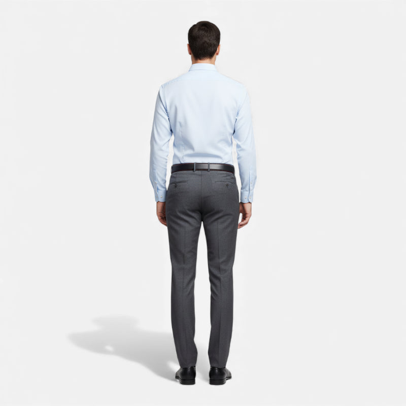 Ceinture Cuir Noir Surpiqué Rouge Automatique Homme