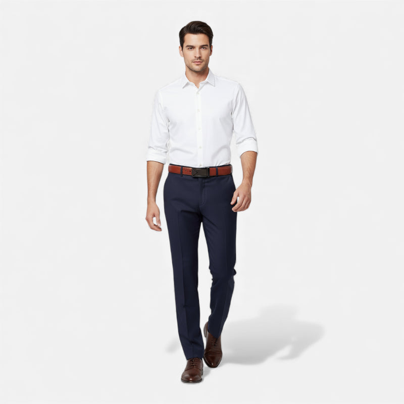 Ceinture En Cuir Marron Automatique Homme