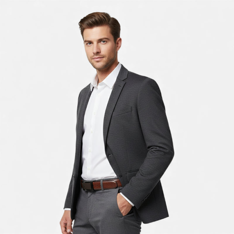 Ceinture Cuir Marron Vintage