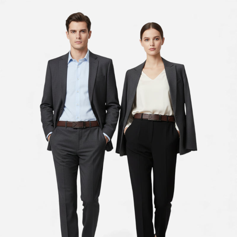 Ceinture Cuir Marron Très Foncé Automatique Homme