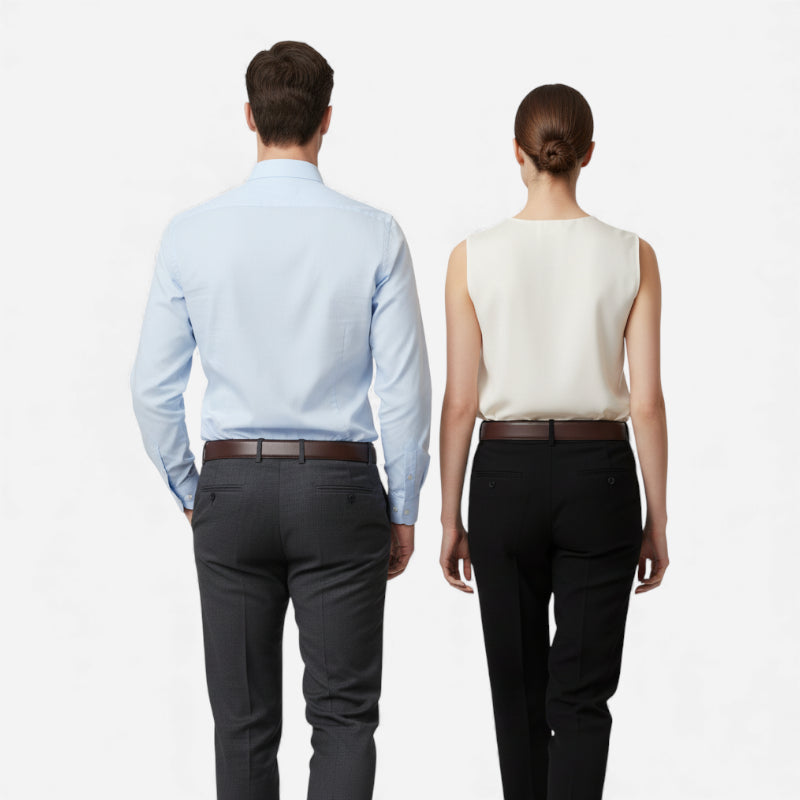 Ceinture Cuir Marron Très Foncé Automatique Homme