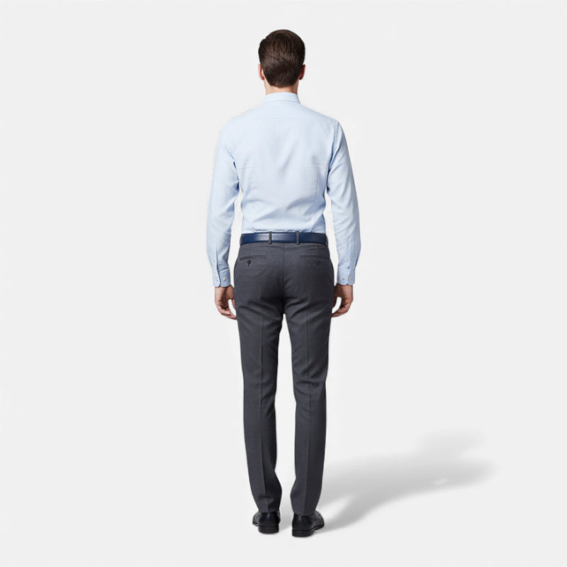 Ceinture Cuir Bleu Marine Homme