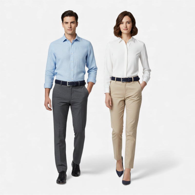 Ceinture Tressée Bleu Marine Foncé