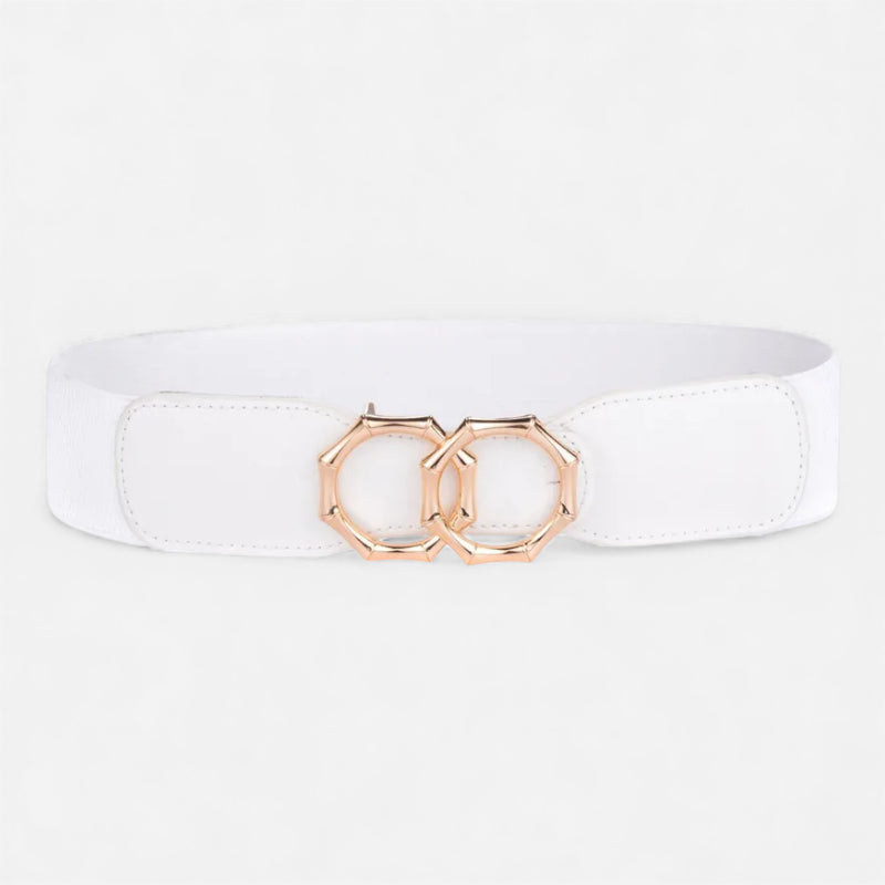 Ceinture Elastique Blanche Femme