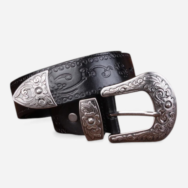 Ceinture Cuir Western