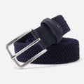 Ceinture Tressée Bleu Marine Foncé