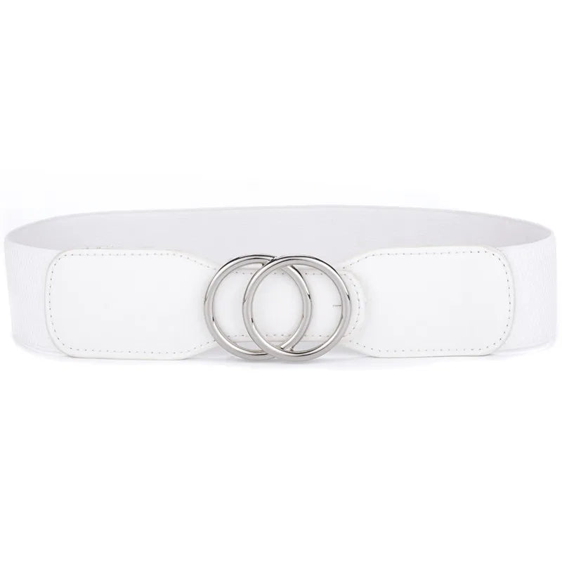 Ceinture Beige Elastique Femme