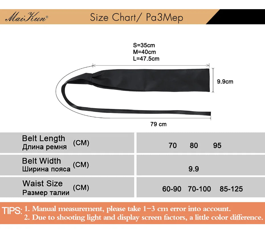 Ceinture Large Femme À Nouer Cuir