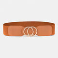 Ceinture Large Camel Femme