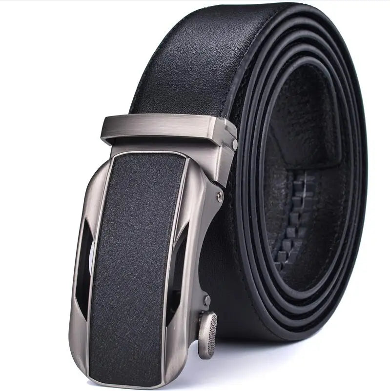 Ceinture Noire Vernis Homme
