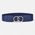 Ceinture Bleu Marine Large Femme