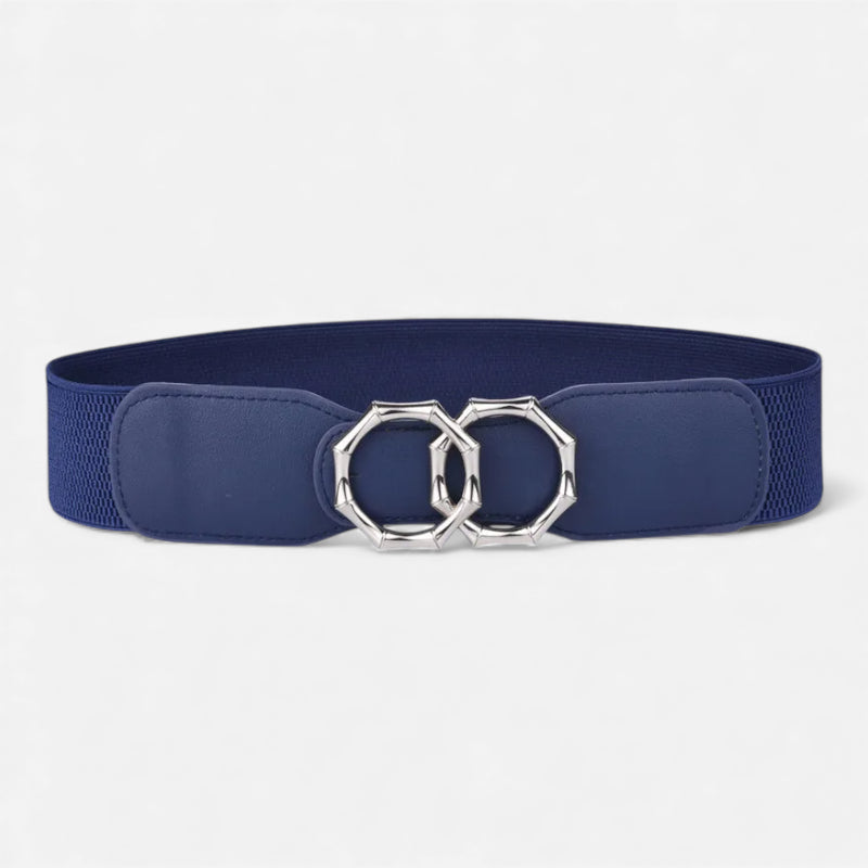 Ceinture Bleu Marine Large Femme
