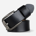 Ceinture Cuir Véritable Noir Homme