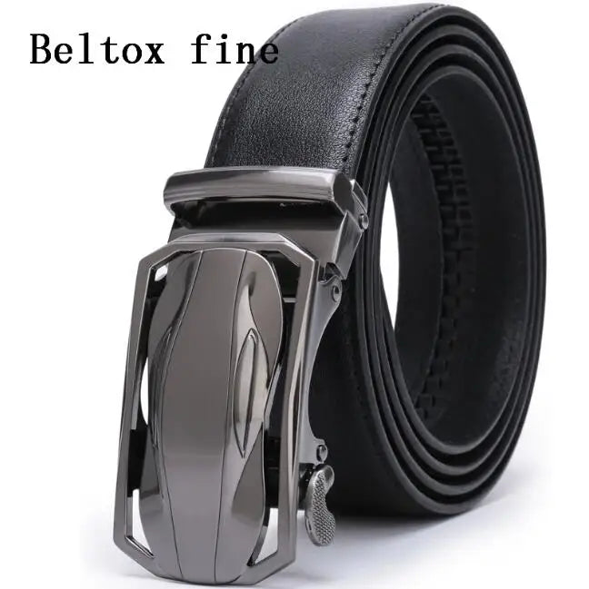 Ceinture Noire Vernis Homme