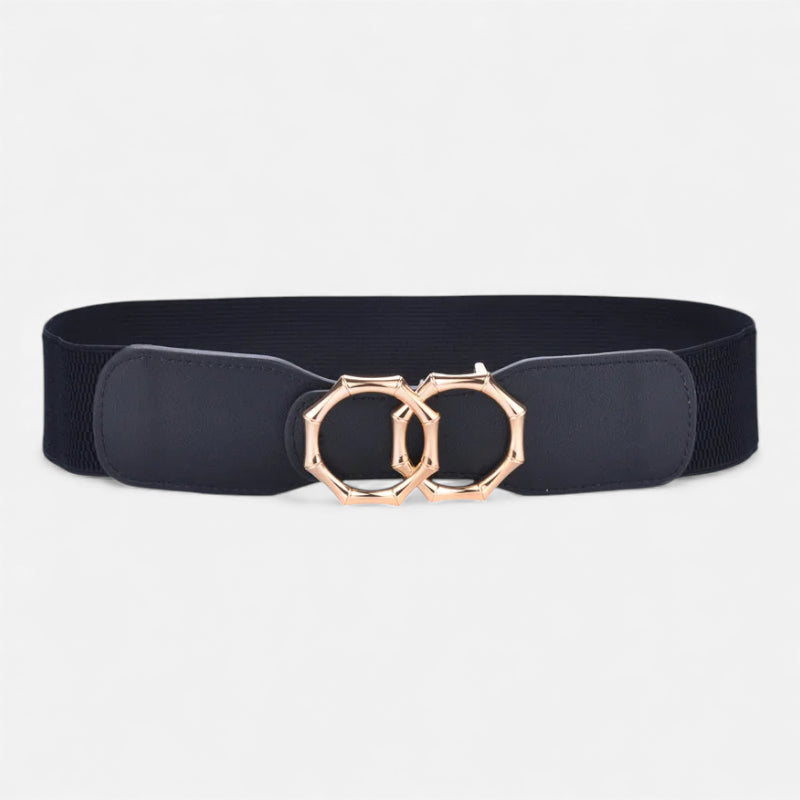 Ceinture Noire Elastique Femme
