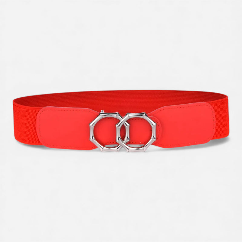 Ceinture Rouge Large Pour Femme