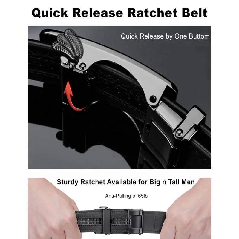 Ceinture Cuir Noir Pour Homme