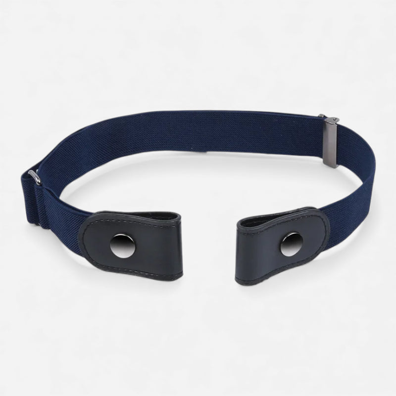Ceinture Sans Boucle Bleu Marine Elastique