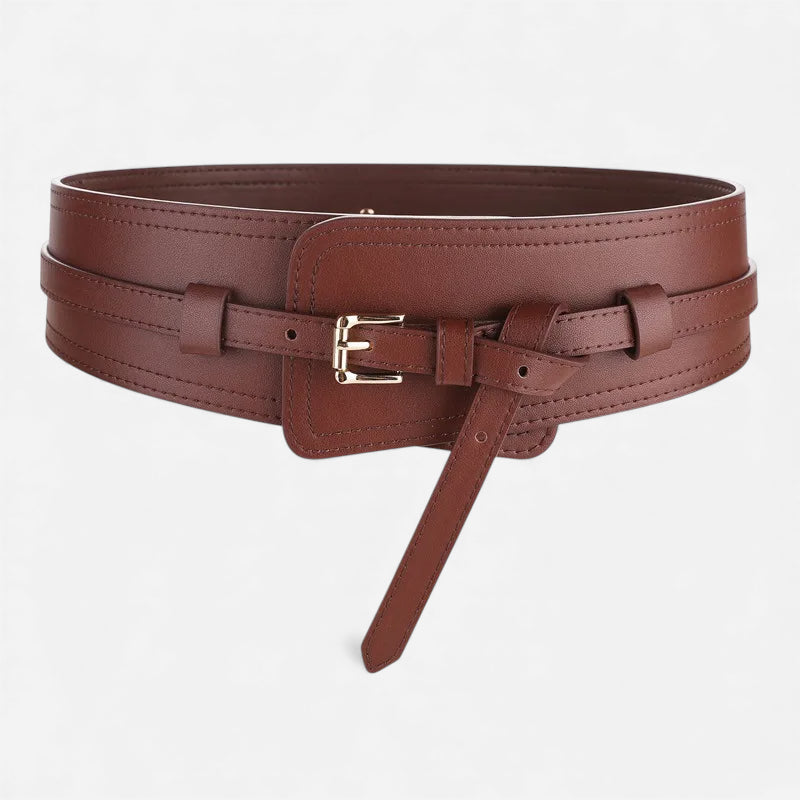 Ceinture Large En Cuir Pour Femme