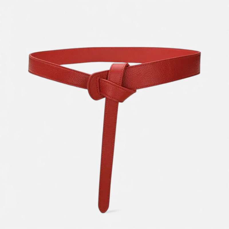 Ceinture Femme À Nouer Rouge