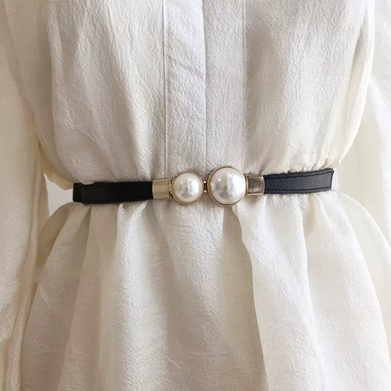 Ceinture Femme Perles - 65 cm