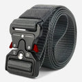 Ceinture Tissu Tactique Elastique Militaire Grise